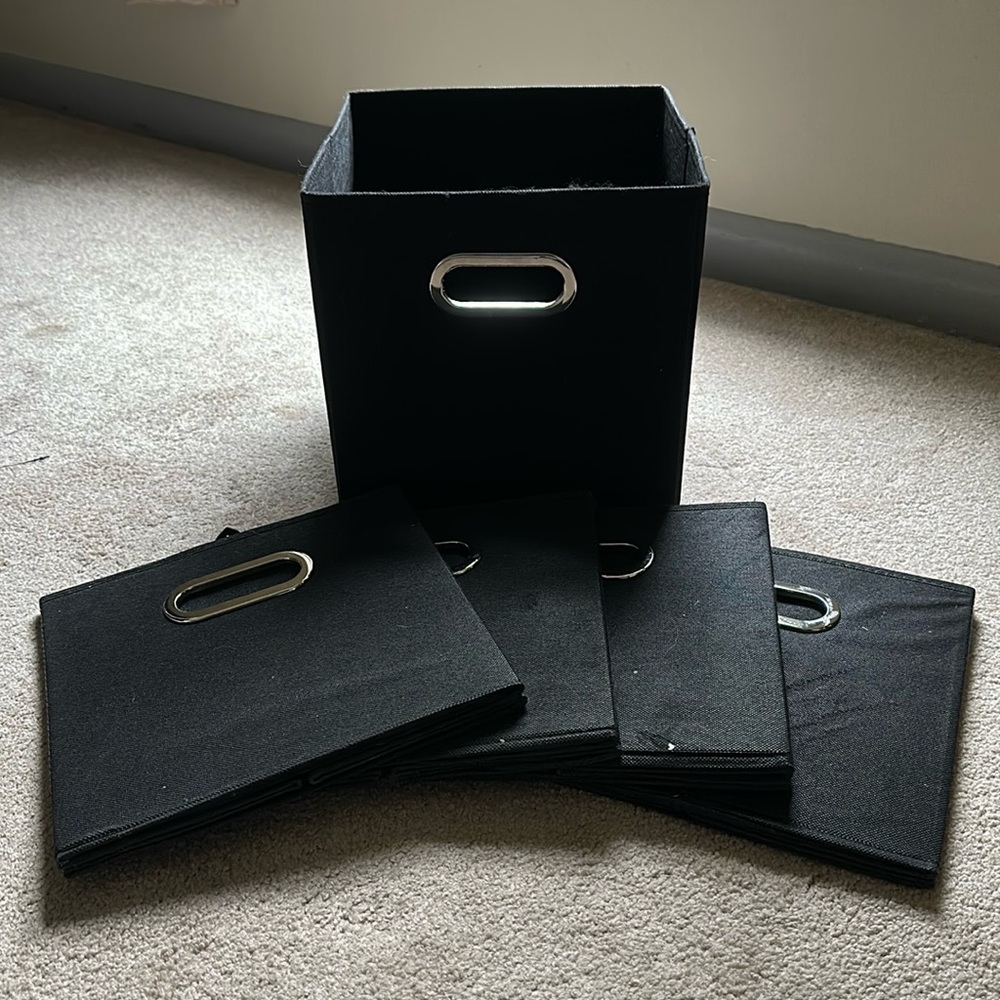 Fabric storage cubes